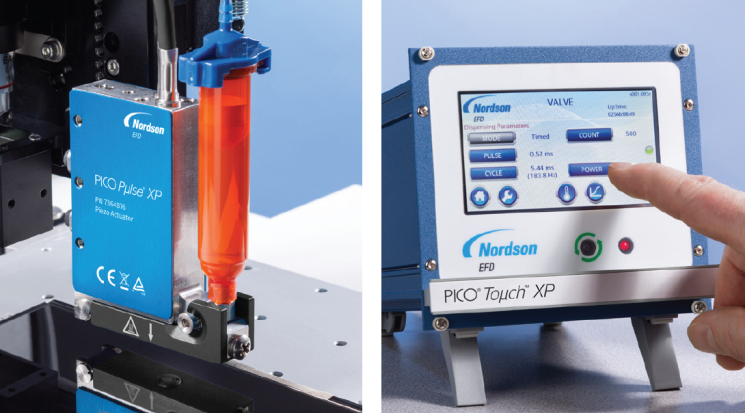 Nordson EFD - automatisiertes Flüssigkeitsdosiersystem PICO XP Nordson EFD - automatisiertes Flüssigkeitsdosiersystem PICO XP