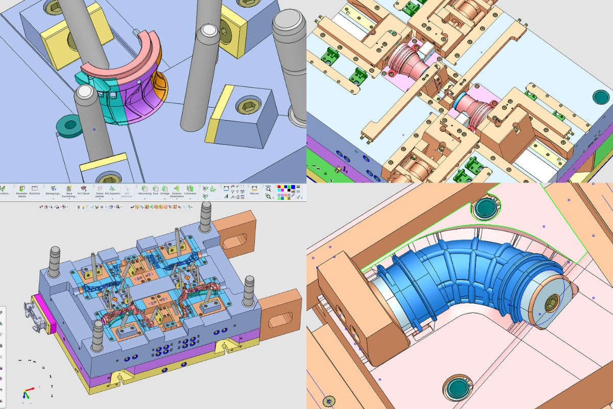 Beispiele für mit der CAD/CAM-Lösung Cimatron bearbeitete Projekte Beispiele für mit der CAD/CAM-Lösung Cimatron bearbeitete Projekte