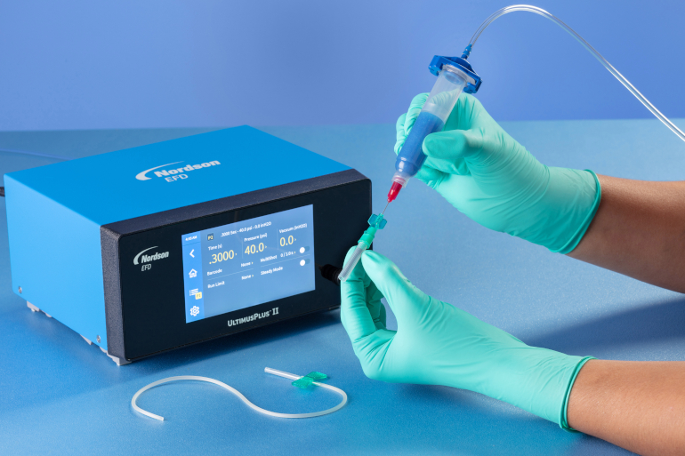 Nordson - Flüssigkeitsdosierung für die Herstellung von Medizinprodukten Nordson - Flüssigkeitsdosierung für die Herstellung von Medizinprodukten