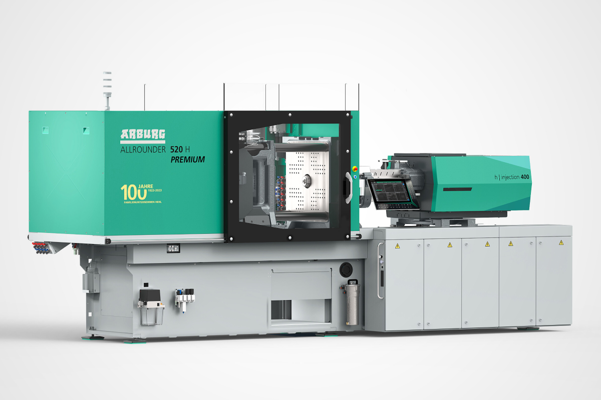 ARBURG: Fakuma 2023, Spritzgießmaschine Allrounder 470H, 100-jähriges Jubiläum ARBURG: Fakuma 2023, Spritzgießmaschine Allrounder 470H, 100-jähriges Jubiläum