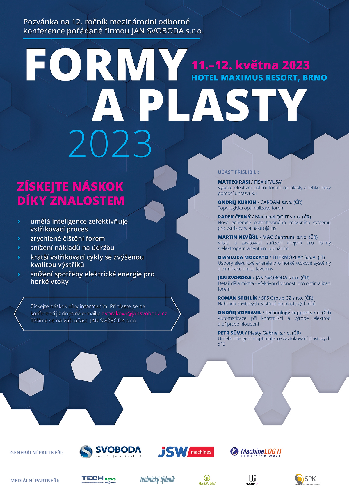 Konferenz Formy a Plasty 2023 Konferenz Formy a Plasty 2023