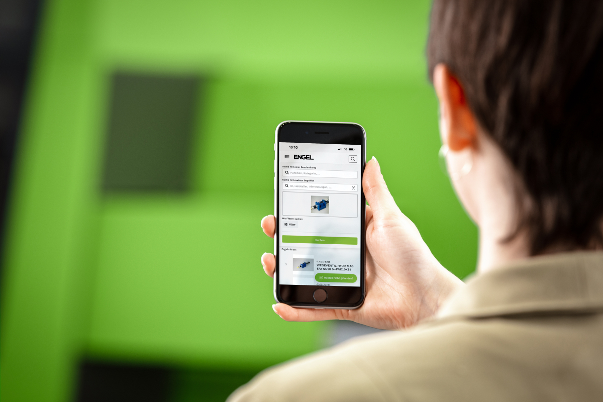 Mastex: Engel App part finder zur Suche nach Ersatzteilen für Spritzgießmaschinen Mastex: Engel App part finder zur Suche nach Ersatzteilen für Spritzgießmaschinen