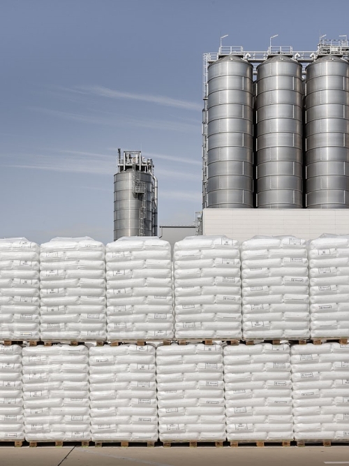 Silos - petrochemischer Bereich der Raffinerie Slovnaft