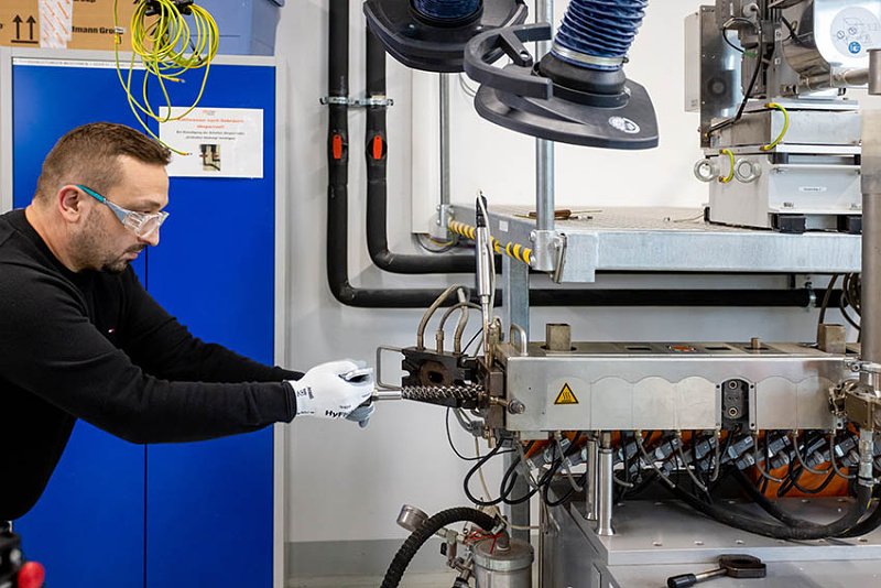 Einsatz der Reinigungscompounds Ultra Purge™